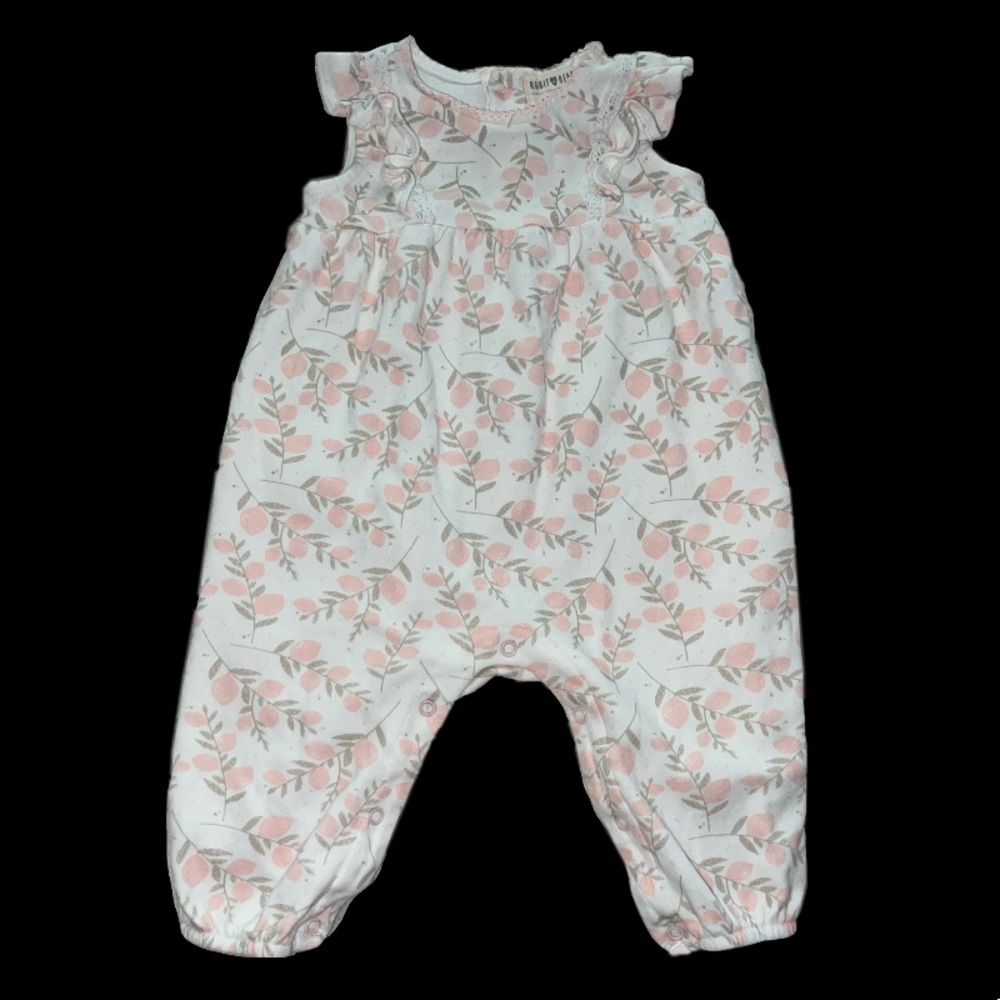 White long onesie 3-6 months